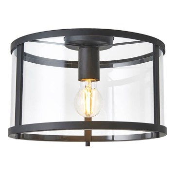 Endon 101540 - Deckenleuchte HOPTON 1xE27/10W/230V schwarz