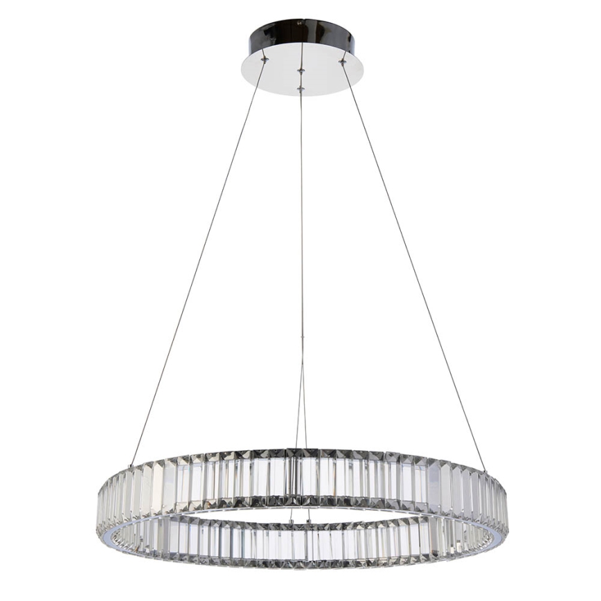 Endon 102255 - LED-dimmbare Pendelleuchte an Kabel LAGUNA LED/36W/230V glänzender Chrom