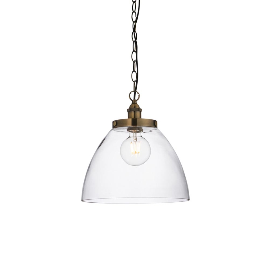 Endon 102926 - Hängeleuchte an Kette HANSEN 1xE27/10W/230V Messing