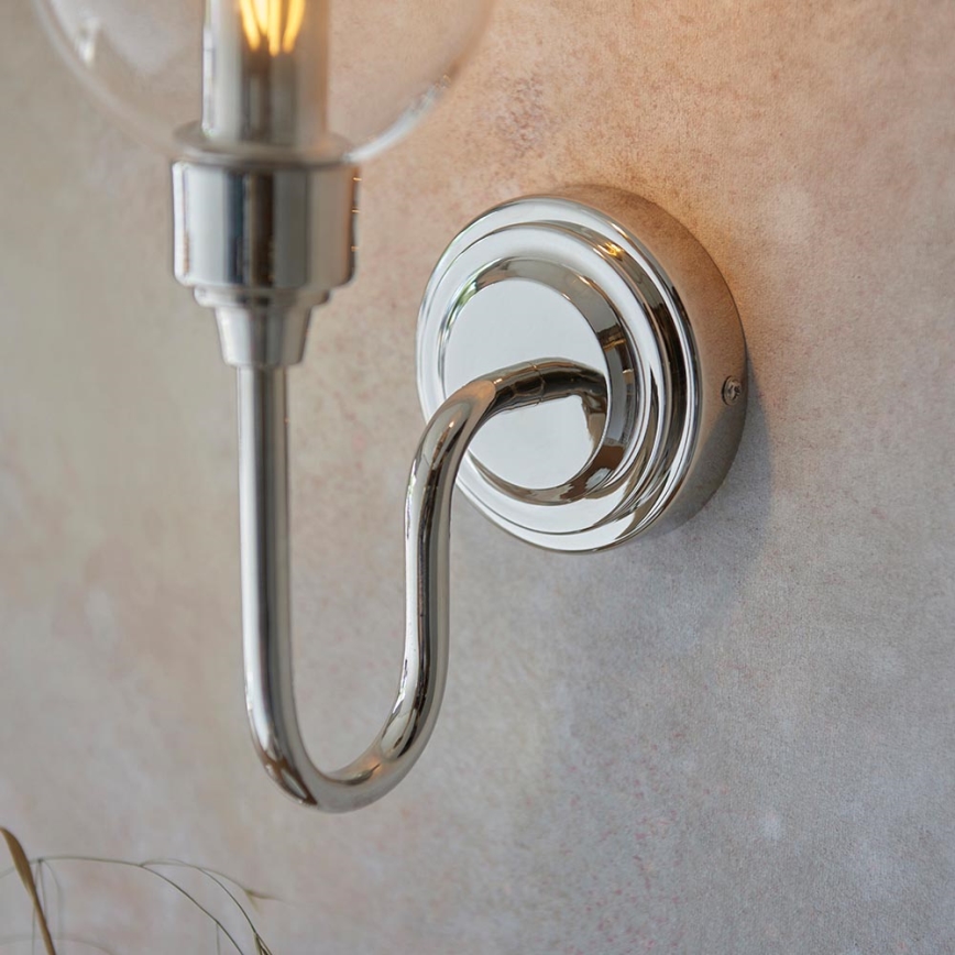Endon 103316 - Wandleuchte STOURTON 1xE14/6W/230V, glänzender Chrom
