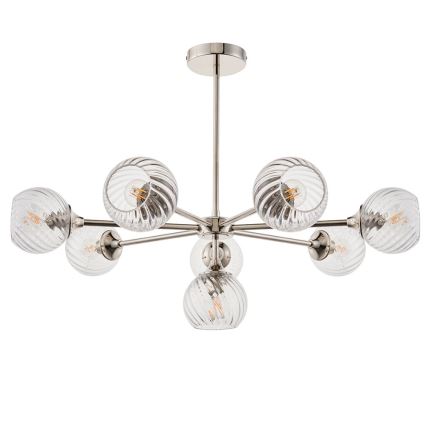 Endon 104051 - ALLEGRA Deckenleuchte mit Stange 8xE14/7W/230V polierter Chrom