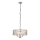 Endon 104466 - Kronleuchter an Kette CLIFTON 3xE14/6W/230V glänzendes Chrom/klar d 38,5 cm