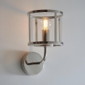 Endon 106003 - Wandleuchte HOPTON 1xE14/7W/230V, glänzender Chrom