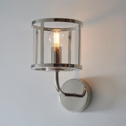 Endon 106003 - Wandleuchte HOPTON 1xE14/7W/230V, glänzender Chrom