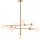 Endon 106754 - Pendelleuchte OTIS an Stange 10xG9/5W/230V goldfarben