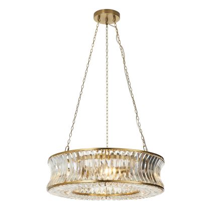 Endon 106811 - Kronleuchter mit Kette 6xE14/6W/230V, goldfarben