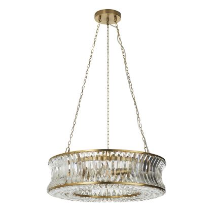 Endon 106811 - Kronleuchter mit Kette 6xE14/6W/230V, goldfarben