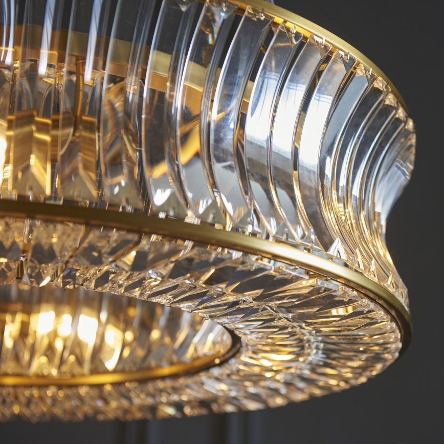 Endon 106811 - Kronleuchter mit Kette 6xE14/6W/230V, goldfarben