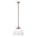 Endon 106895 - Hängeleuchte an Kette HANSEN 1xE27/10W/230V Kupfer