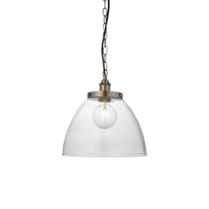 Endon 106896 - Kronleuchter an Kette HANSEN 1xE27/10W/230V mattchrom