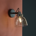 Endon 107011 - Wand-Spotleuchte URBAN 1xE27/10W/230V schwarz/rauchschwarz