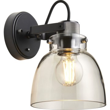 Endon 107011 - Wand-Spotleuchte URBAN 1xE27/10W/230V schwarz/rauchschwarz