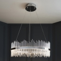 Endon 107108 - LED-Pendelleuchte mit Seilaufhängung, LED/56W/230V, 3000K, glänzender Chrom
