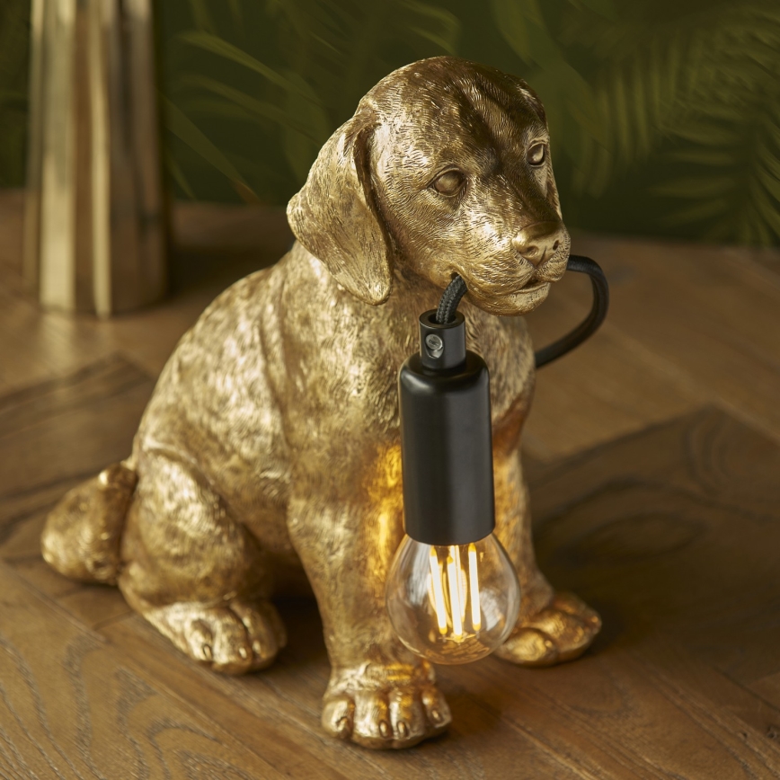 Endon 107364 - Tischleuchte PUPPY 1xE14/7W/230V golden