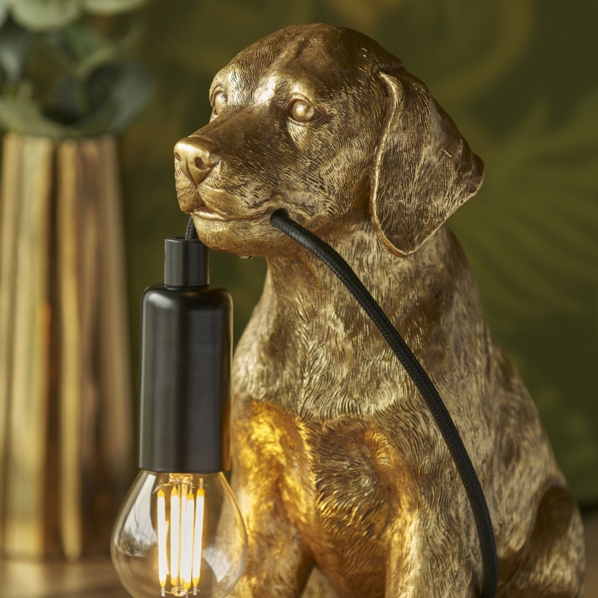 Endon 107364 - Tischleuchte PUPPY 1xE14/7W/230V golden