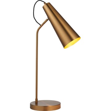 Endon 107527 - Tischlampe KARNA 1xE27/10W/230V Messing