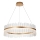 Endon 107672 - Dimmbare LED-Pendelleuchte an Kabel ADRIEL LED/83W/230V 3000K Ø 89 cm gold/transparent