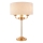 Endon 110721 - Tischleuchte HIGHCLERE 3xE14/18W/230V beige/Messing