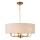 Endon 110727 - Kronleuchter an Kette HIGHCLERE 8xE14/6W/230V beige/Messing Ø 70 cm