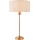Endon 110728 - Tischlampe HIGHCLERE 1xE14/7W/230V beige/messing Ø 25 cm