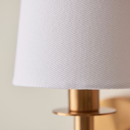 Endon 110738 - Wandleuchte 1xE14/6W/230V weiß/gold