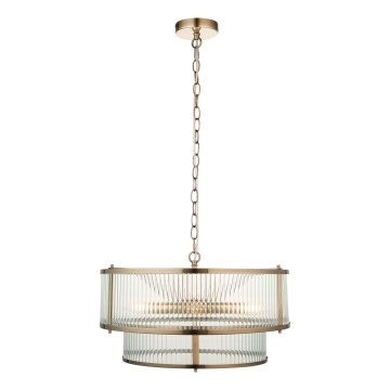 Endon 110944 - Kronleuchter an Kette RIDGETON 5xE14/6W/230V Messing
