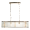 Endon 110945 - Hängeleuchte an Kette RIDGETON 4xE14/6W/230V Messing/klar