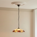 Endon 112197 - Kronleuchter an Kette Tiffany INGRAM 1xE27/60W/230V Ø 45 cm
