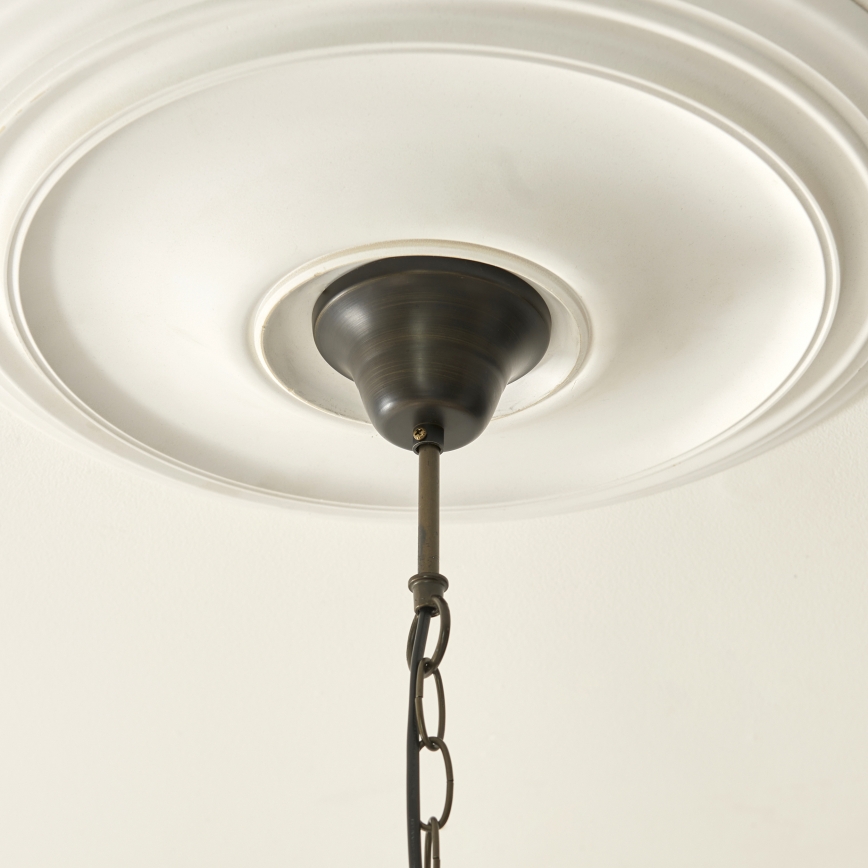 Endon 112246 - Kronleuchter an Kette Tiffany BOTANICA 1xE27/60W/230V Ø 45 cm