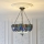 Endon 112250 - Kronleuchter an Kette Tiffany DRAGONFLY 3xE27/60W/230V Ø 50 cm