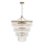 Endon 112576 - Kronleuchter an Kette MARIETTA 16xE14/6W/230V Messing/klar
