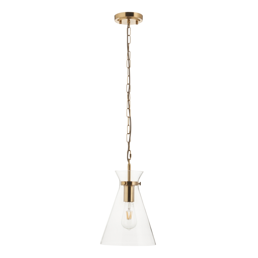 Endon 112859 - Ketten-Hängeleuchte HARLOW 1xE27/10W/230V Messing