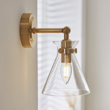 Endon 112861 - Wandspot HARLOW 1xE14/7W/230V goldfarben