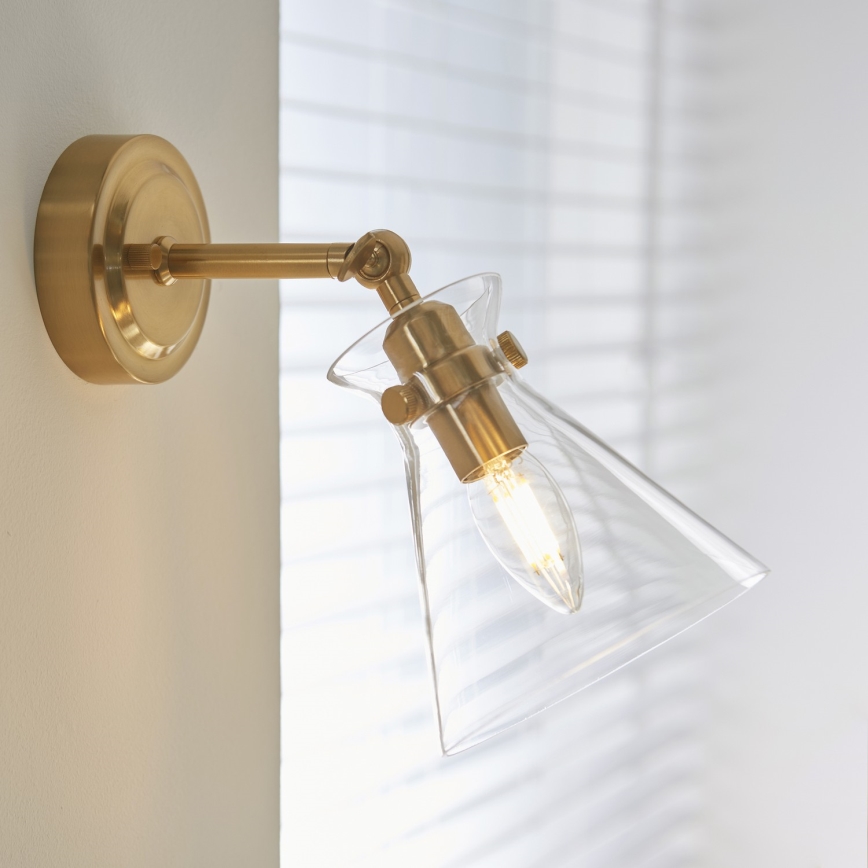 Endon 112861 - Wandspot HARLOW 1xE14/7W/230V goldfarben