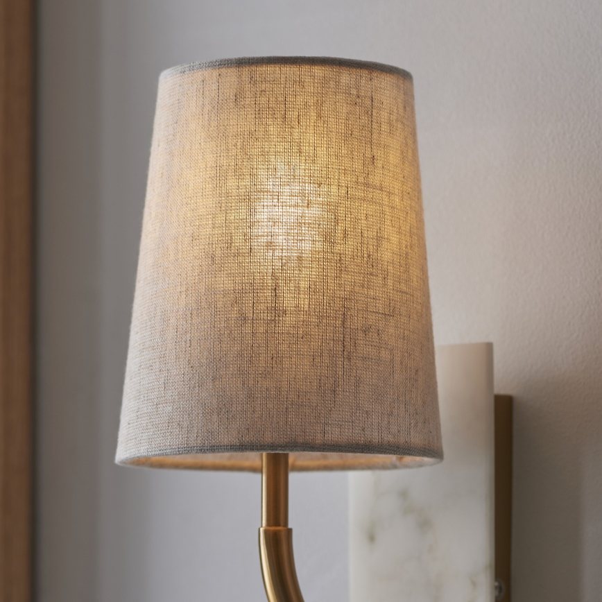 Endon 114202 - Wandleuchte 1xE14/7W/230V beige/gold