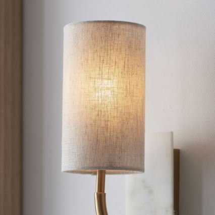 Endon 114203 - Wandleuchte 1xE14/7W/230V beige/gold
