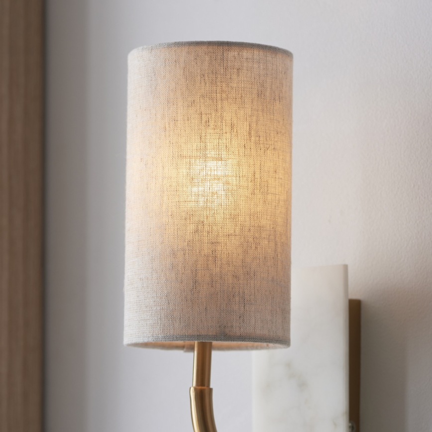 Endon 114203 - Wandleuchte 1xE14/7W/230V beige/gold