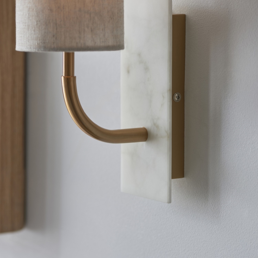 Endon 114203 - Wandleuchte 1xE14/7W/230V beige/gold