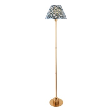 Endon 114778 - Dimm- und aufladbare LED-Stehleuchte BURLEY LED/1,5W/5V Messing/blau