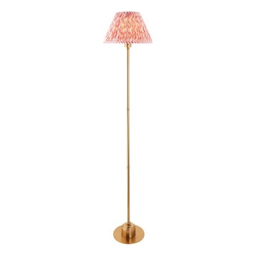 Endon 114786 - Dimm- und aufladbare LED-Stehleuchte BURLEY LED/1,5W/5V Messing/rosa