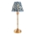 Endon 114796 - Dimm- und aufladbare LED-Tischleuchte BURLEY LED/1,5W/5V Messing/blau