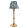 Endon 114846 - Dimmbare, aufladbare LED-Tischleuchte MORTON LED/1,5W/5V 3600 mAh Messing/blau