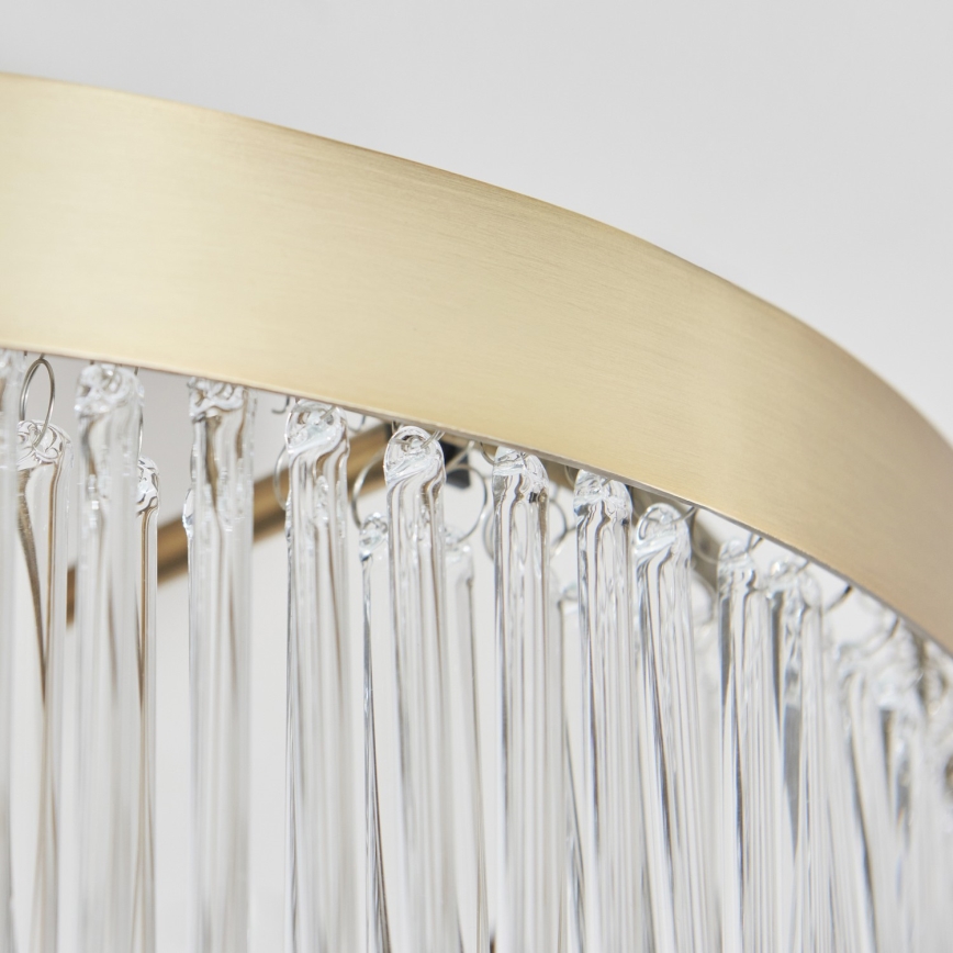 Endon 119109 - Aufgesetzte Deckenleuchte CLERMONT, 3x E14 / 6W / 230V, Messing