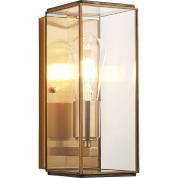 Endon 119144 - Wandleuchte HAMMOND 1xE27/10W/230V Messing