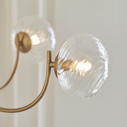 Endon 119210 - Stabpendelleuchte HAGUE 5xG9/5W/230V, Messing