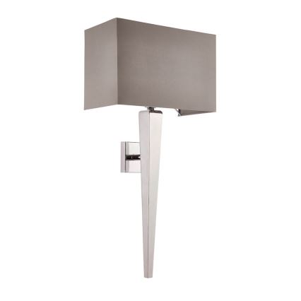 Endon 56706 - Wandleuchte MORETO 1xE14/7W/230V Hochglanz-Chrom/Grau