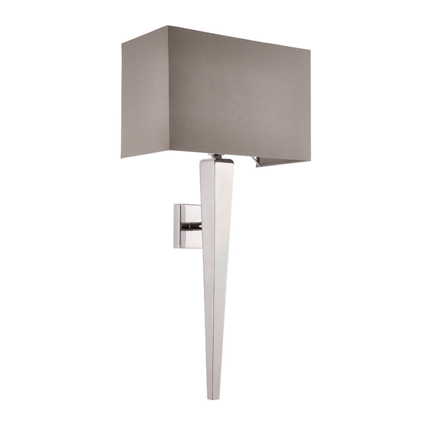 Endon 56706 - Wandleuchte MORETO 1xE14/7W/230V Hochglanz-Chrom/Grau