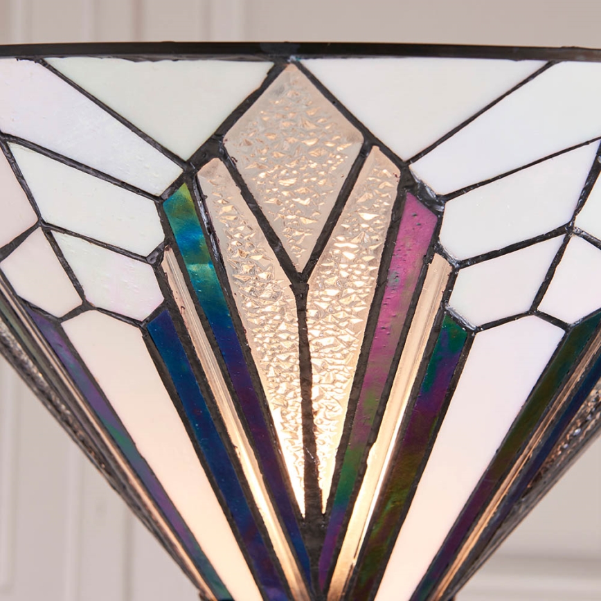 Endon 63933 - Tiffany-Stehleuchte ASTORIA 1xE27/60W/230V Ø 40 cm