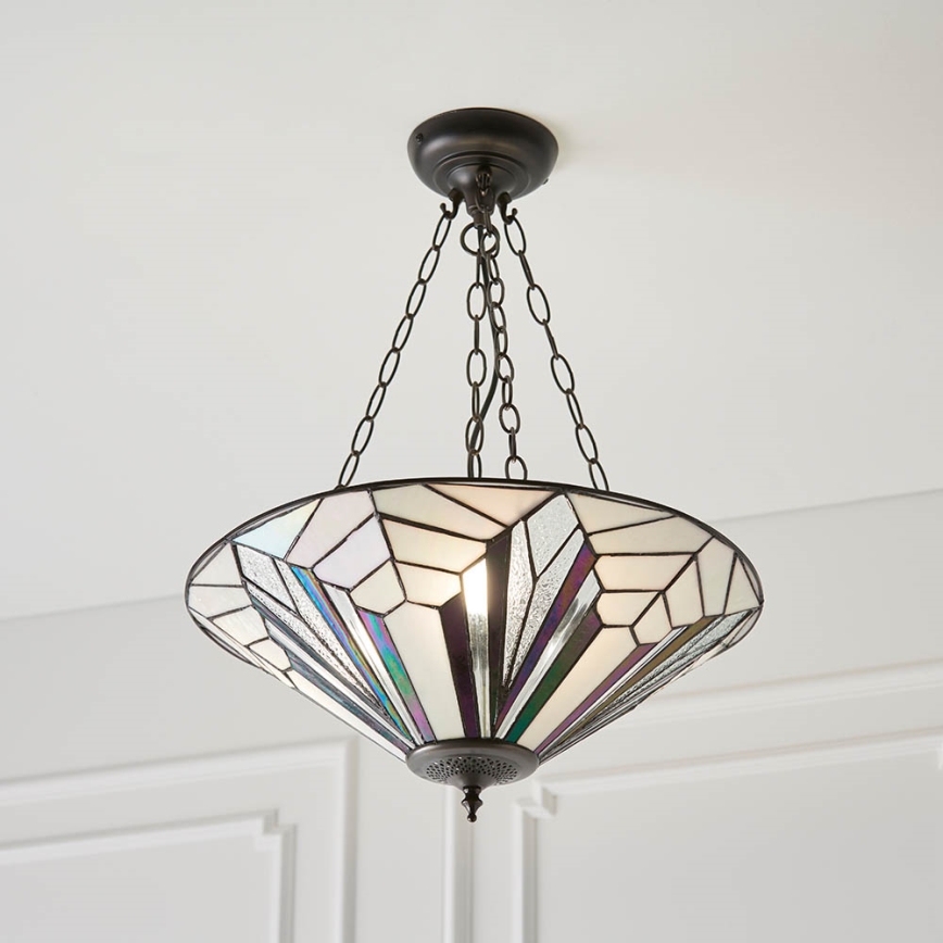 Endon 63936 - Hängeleuchte an Kette ASTORIA 3xE27/60W/230V d 48 cm