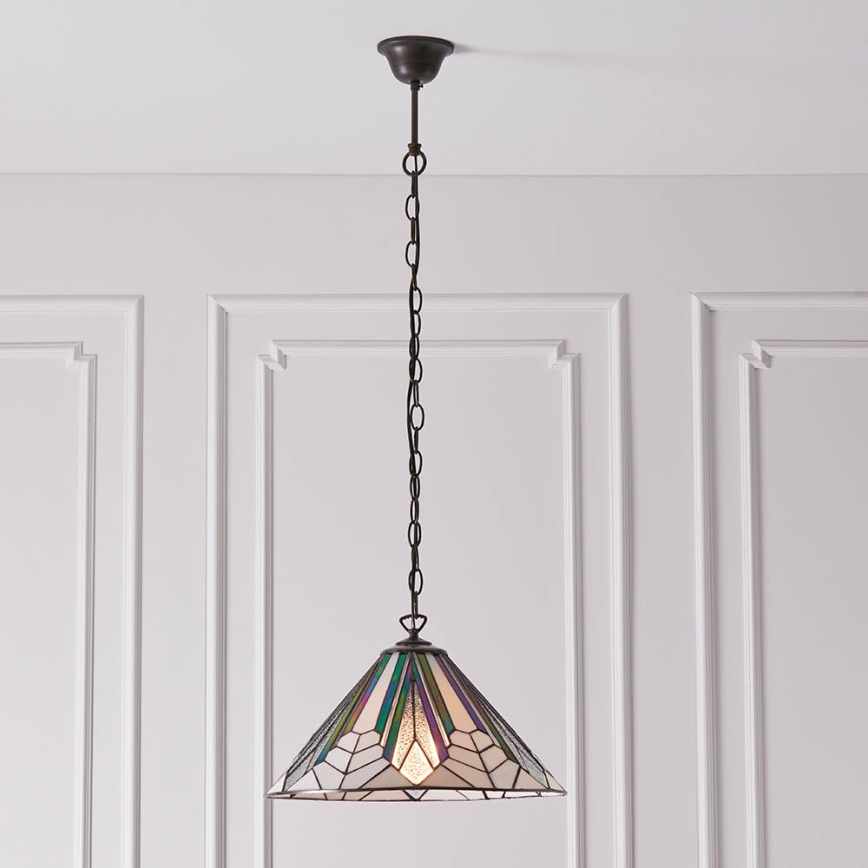 Endon 63937 - Hängeleuchte an Kette ASTORIA 1xE27/60W/230V d 40 cm